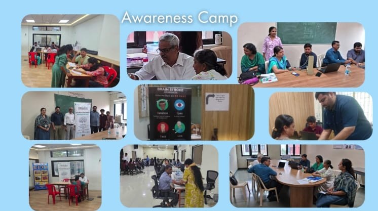 Community stroke awareness and screening camp organized by Brainline